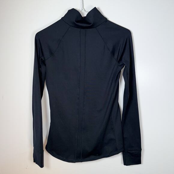 Under Armour light jacket Women’s XS ColdGear UA Cozy Half Zip Black tap running - Picture 3 of 14